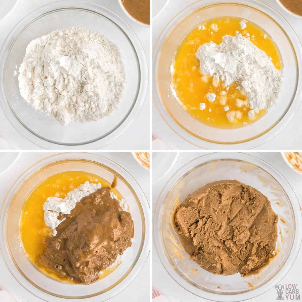 step by step photos to make keto peanut butter balls